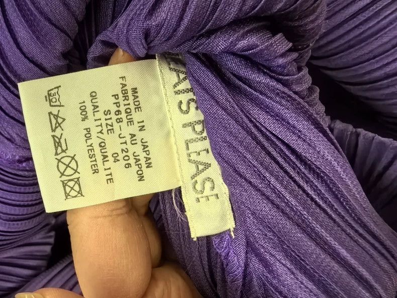 Issey Miyake issey miyake size:4 Purple dress 2506-Nextarrow Size XXS / US 00 / IT 34 - 4 Thumbnail