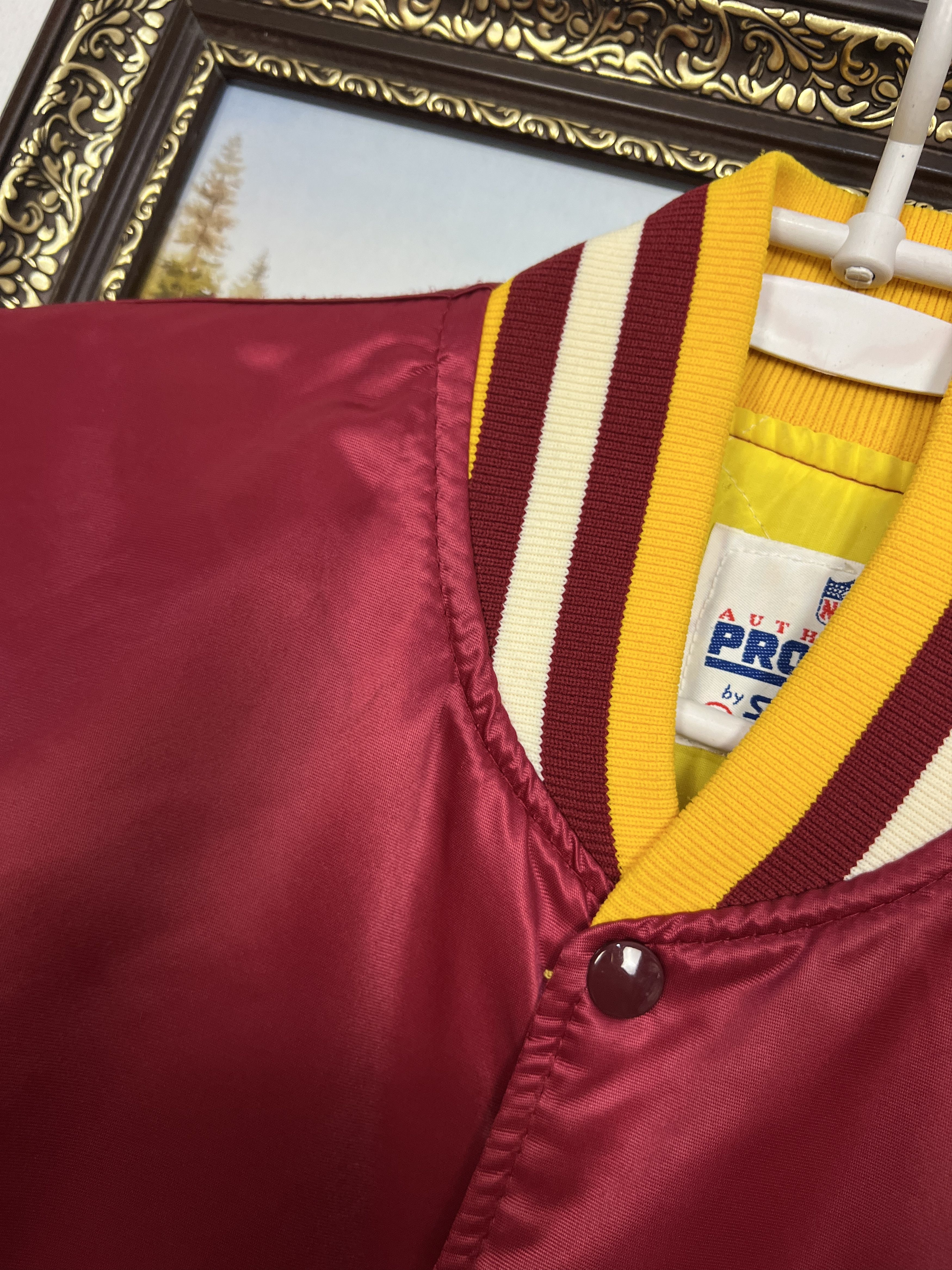 Starter Vintage 90's Washington Redskins Satin Bomber Jacket NFL Size US L / EU 52-54 / 3 - 9 Thumbnail