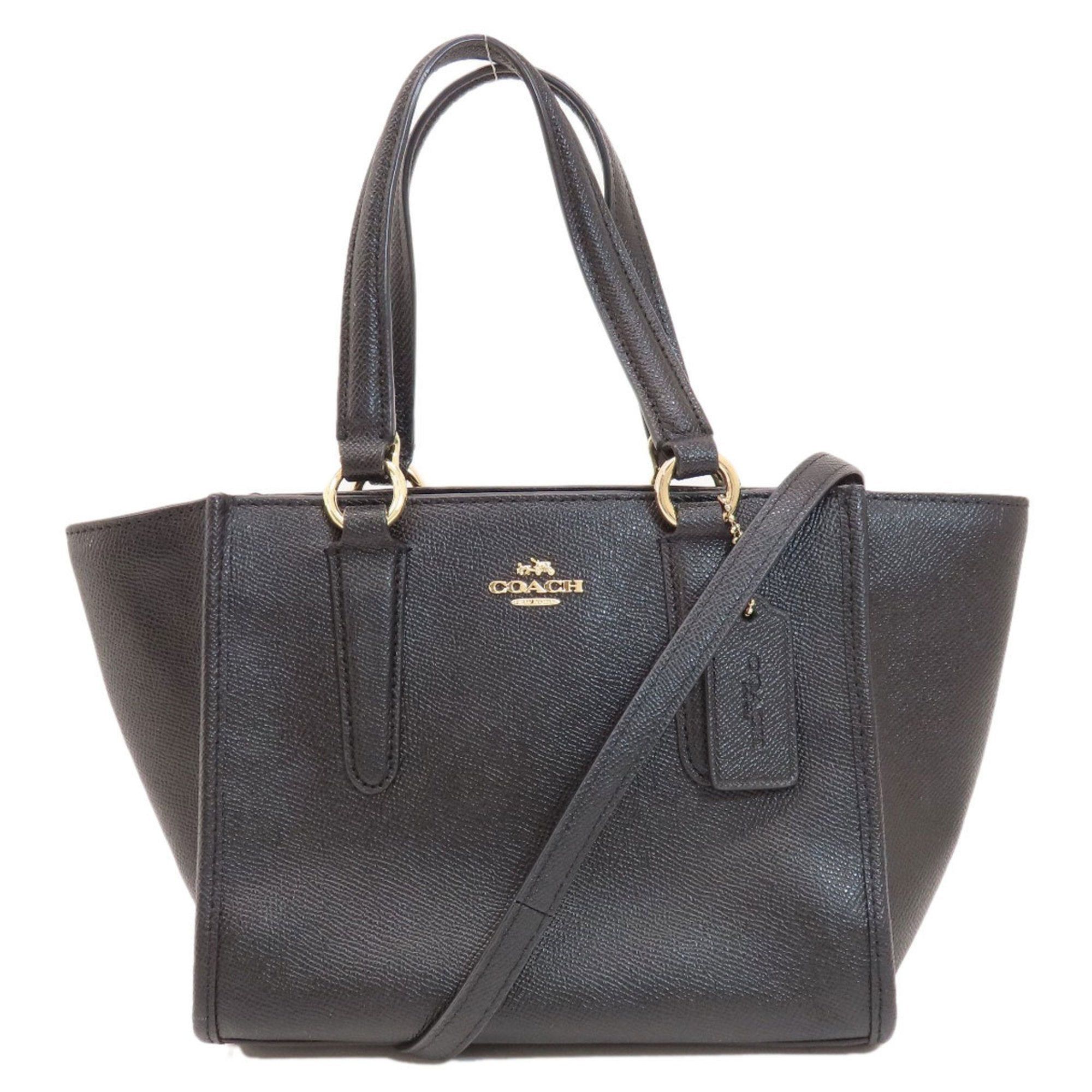 image of Coach F11925 Handbag Leather Women's in Black