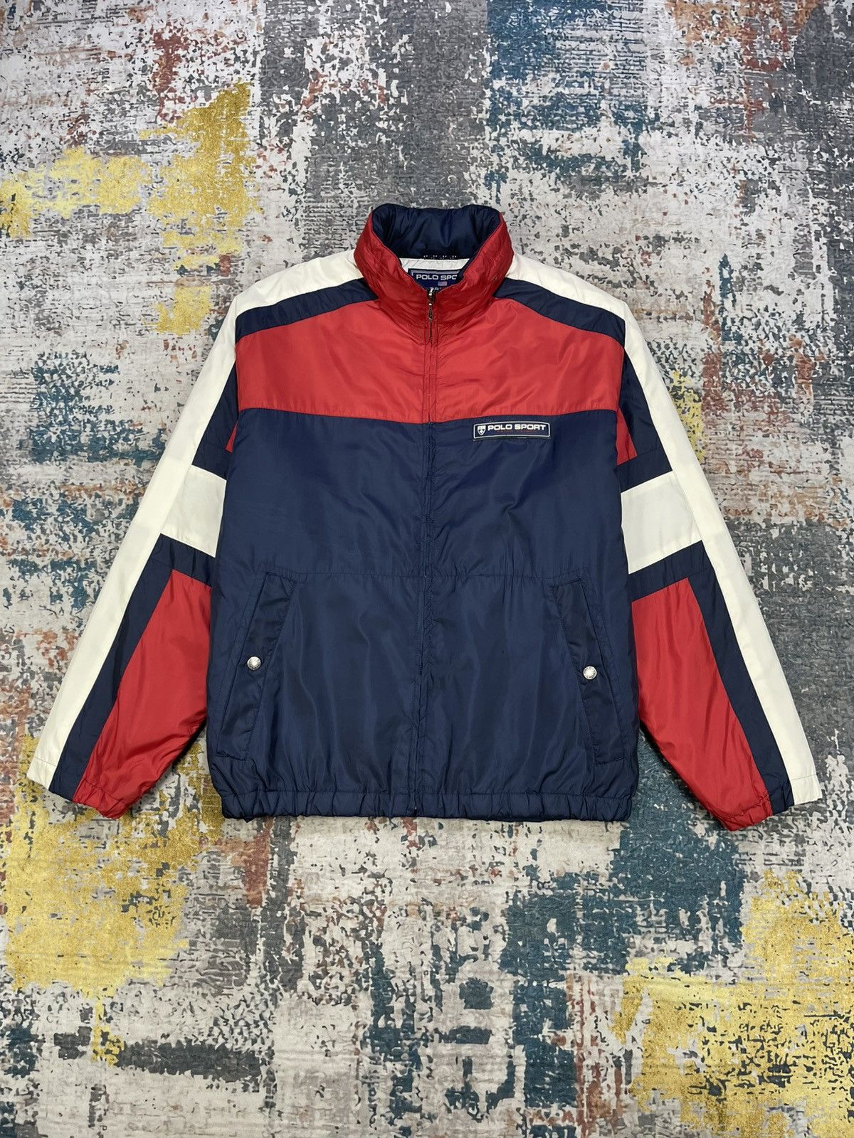 Polo Ralph Lauren Vtg Polo Sport Ralph Lauren Colourway Jacket Size US M / EU 48-50 / 2 - 2 Thumbnail