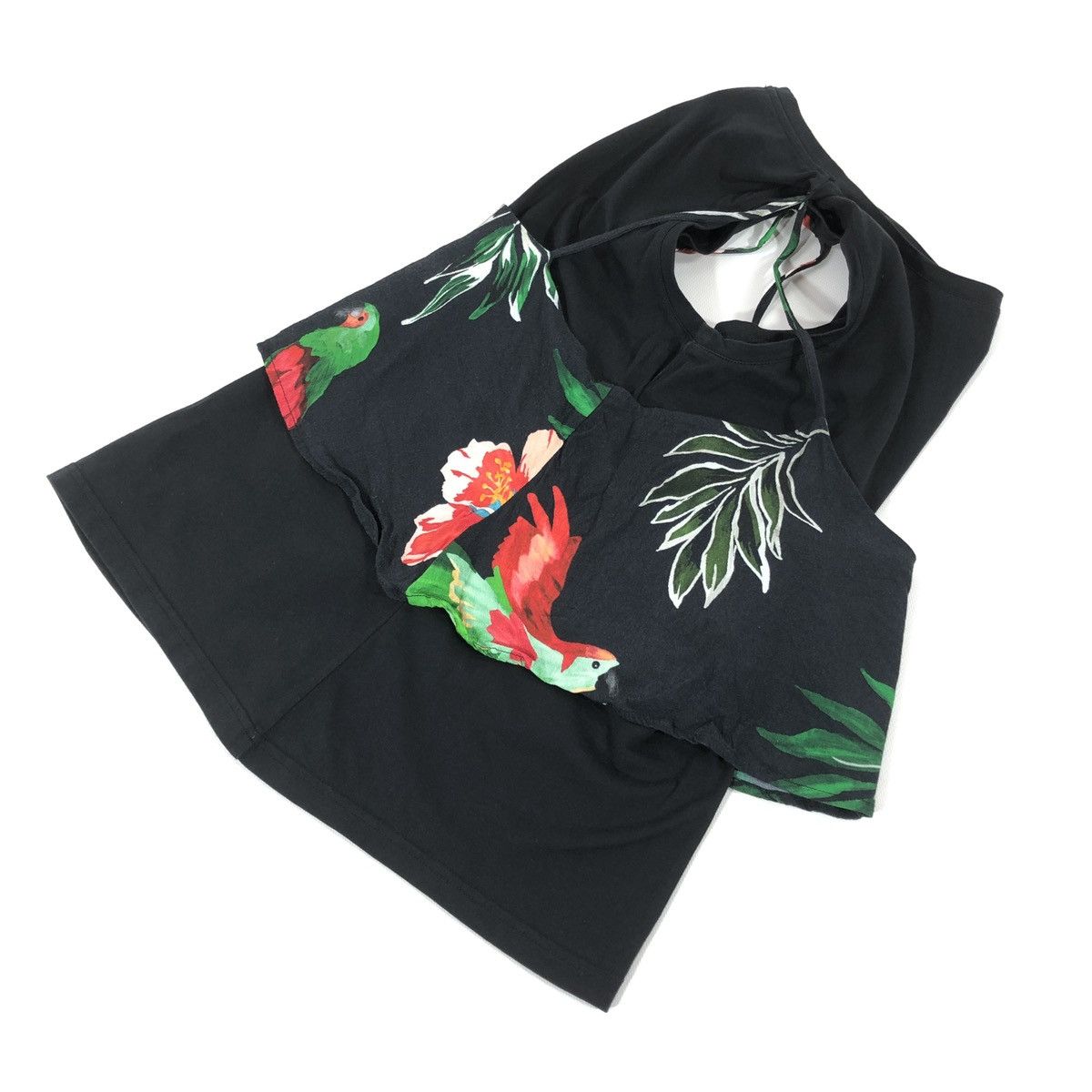 Iris von Arnim × Margaret Howell CLAUDIE PIERLOT Paris Tikisha Floral Print Sleeveless Top T-Shirt Blouse Size S / US 4 / IT 40 - 5 Thumbnail