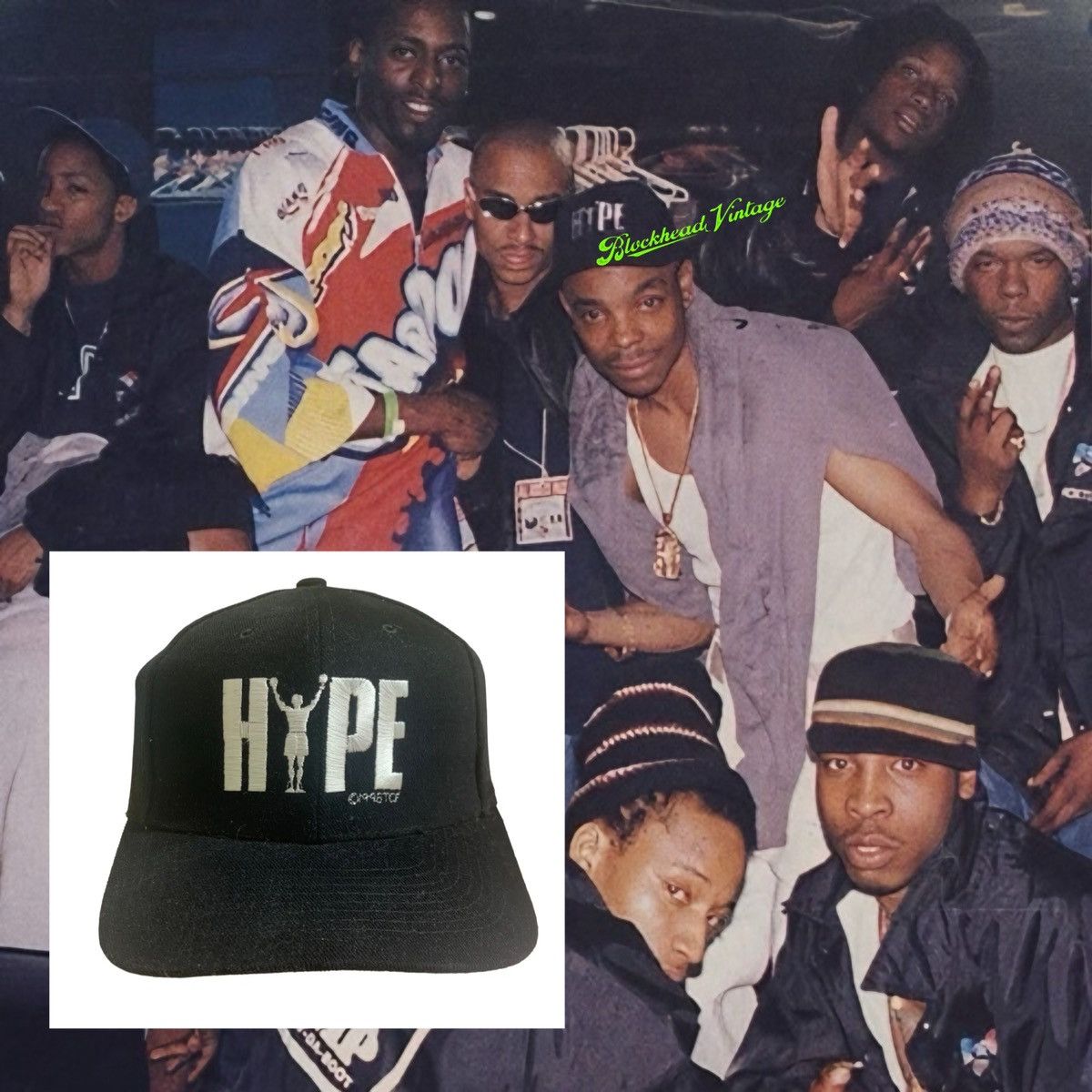 The Great White Hype Movie Promo Snapback Hat Vintage