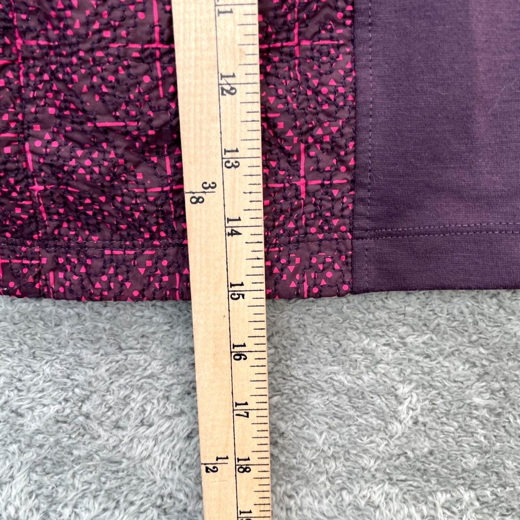 American Eagle Outfitters VINTAGE American Eagle Outfitters Skirts Womens 4 Purple Mini Geometric Lined Back Zip Size 27" / US 4 / IT 40 - 5 Thumbnail