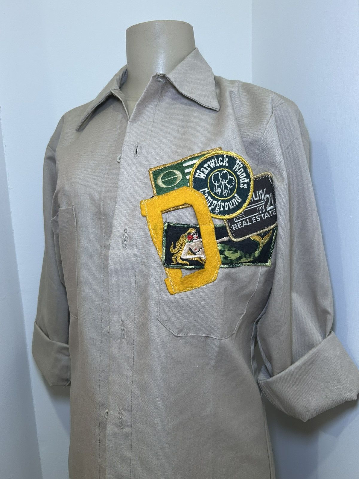 Vintage Unisex Vintage Scattered Patch WorkShirt Size US S / EU 44-46 / 1 - 2 Thumbnail