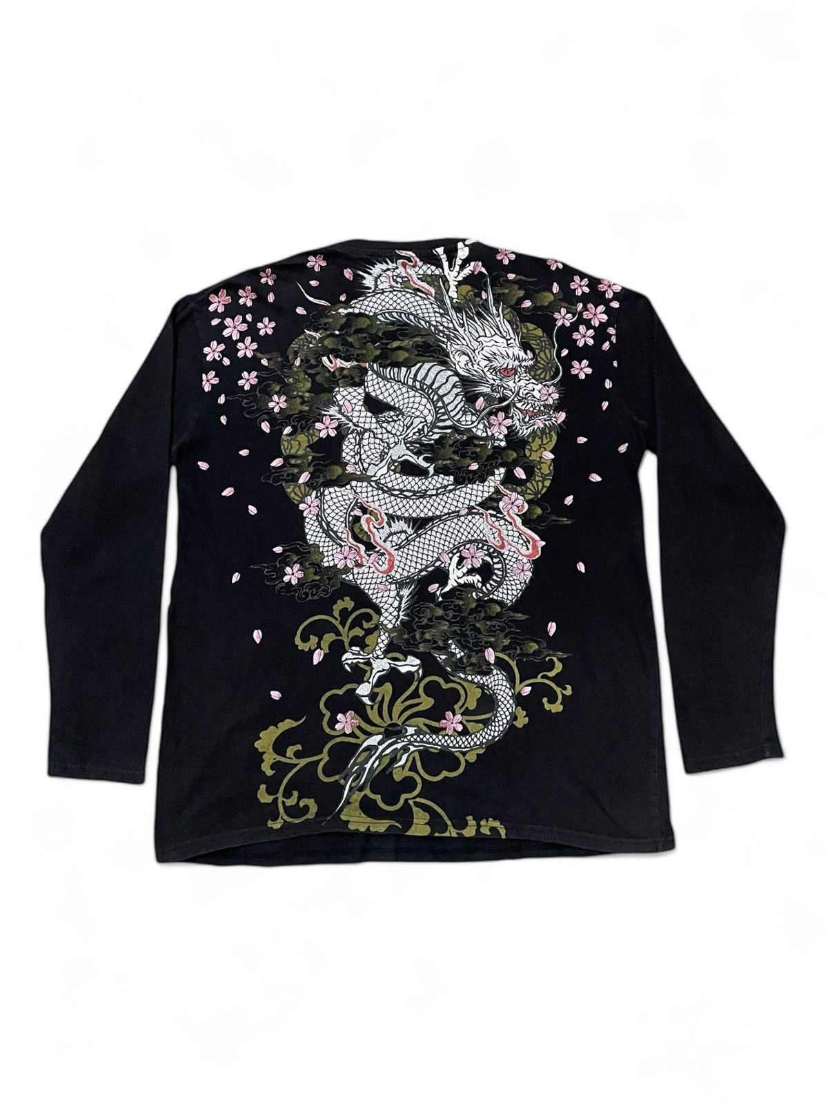 Hysteric Glamour × KMRii × Le Grande Bleu (L.G.B.) Cure All Japan Sukajan Dragon Spread Large Tattoo Yakuza Tee Size US XL / EU 56 / 4 - 1 Thumbnail