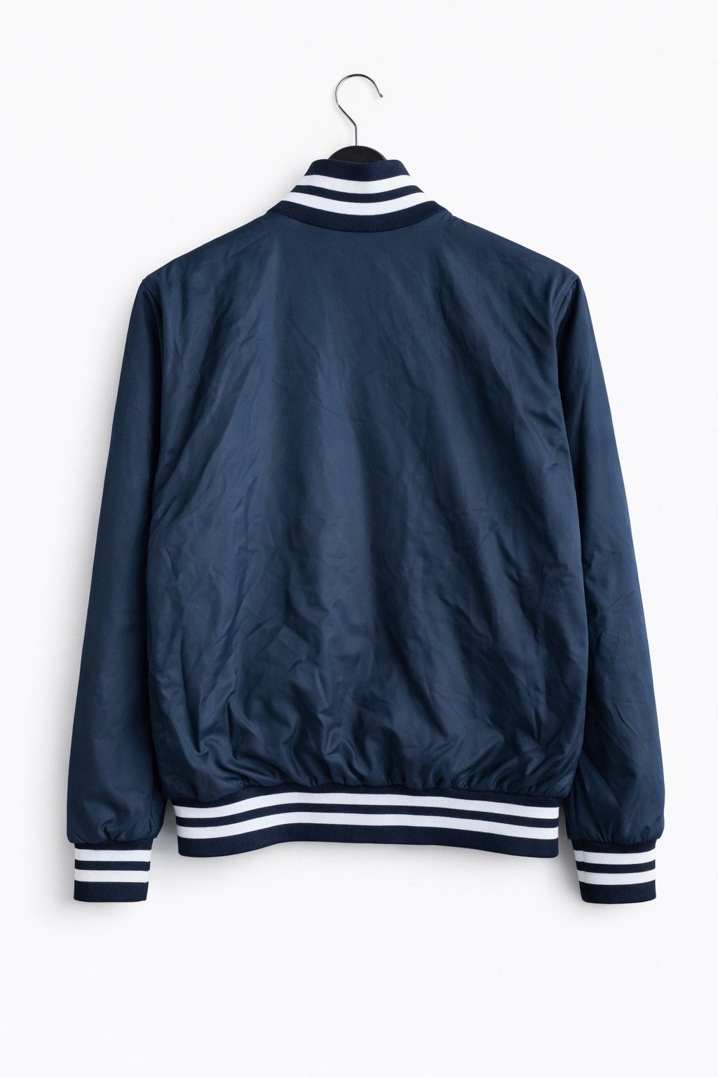 Rennoc RENNOC Classic Stars Varsity Jacket Navy Blue Button up Size US M / EU 48-50 / 2 - 2 Thumbnail