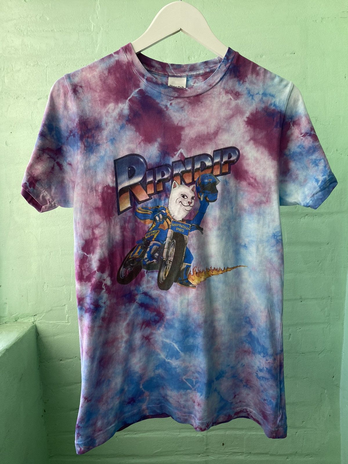 Japanese Brand RIPNDIP Speed Racing Tee Spiral Dye Size US M / EU 48-50 / 2 - 3 Thumbnail