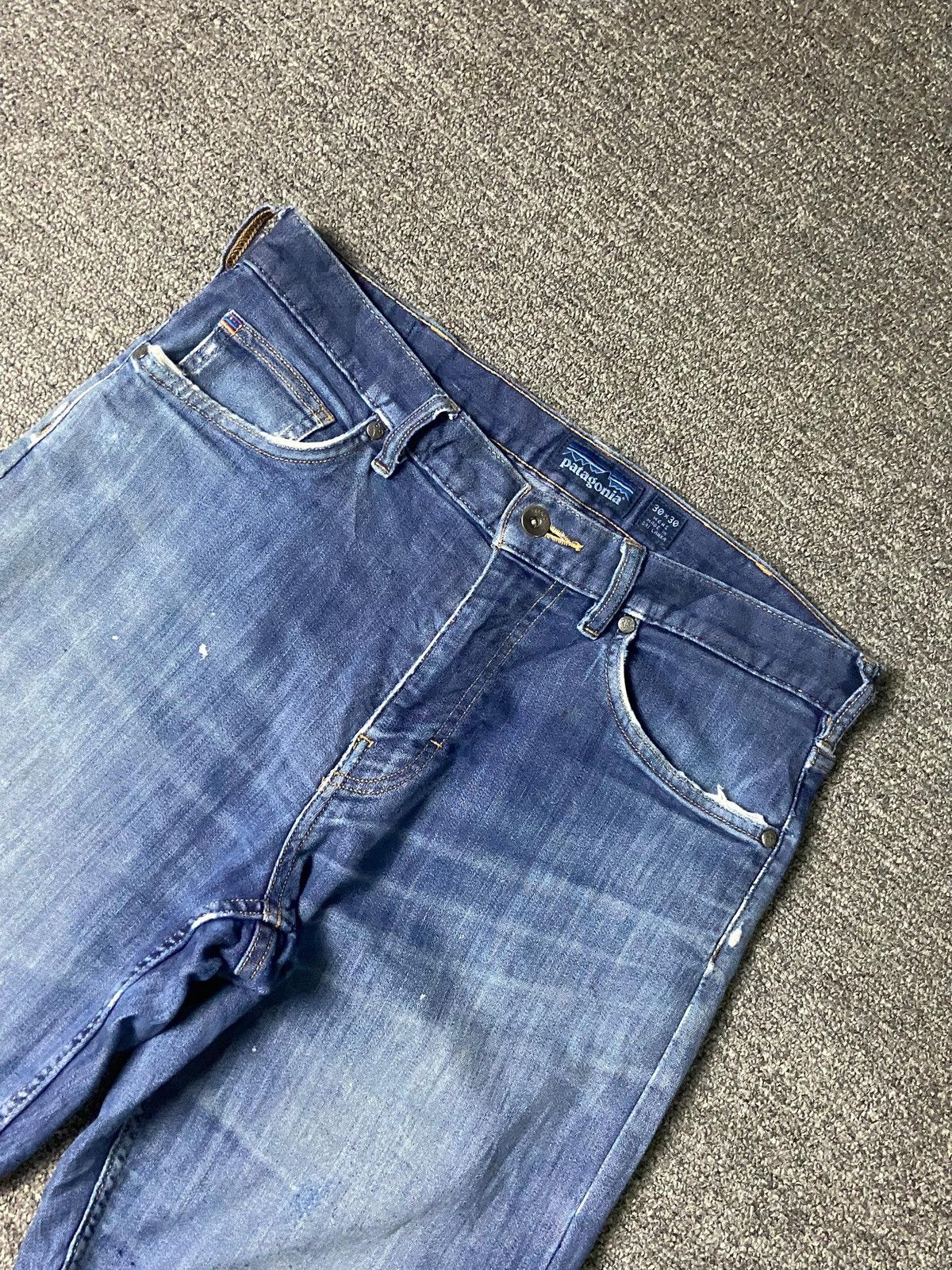 Japanese Brand × Patagonia × Vintage Patagonia x IRON CLAD Ripped Denim Jeans (132) Size US 33 - 14 Thumbnail