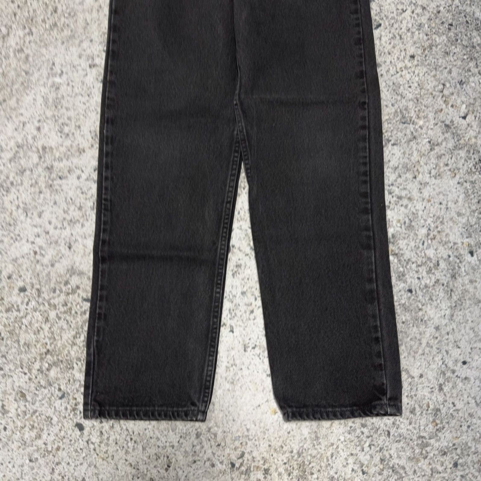 Levi's Vintage 90s Levi’s 550 Faded Black Denim Jeans Size US 29 - 9 Thumbnail