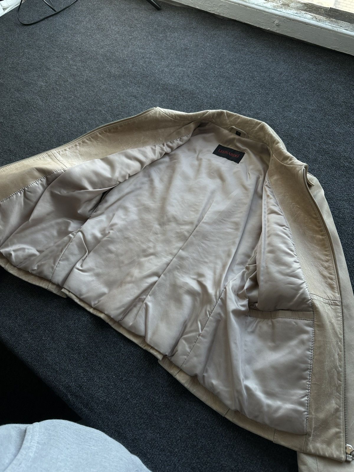 Leather 🚨 LEATHER WOMEN OPIUM LUXURY JACKET ZIP AVANT GARDE POCKET Size XS / US 0-2 / IT 36-38 - 9 Thumbnail