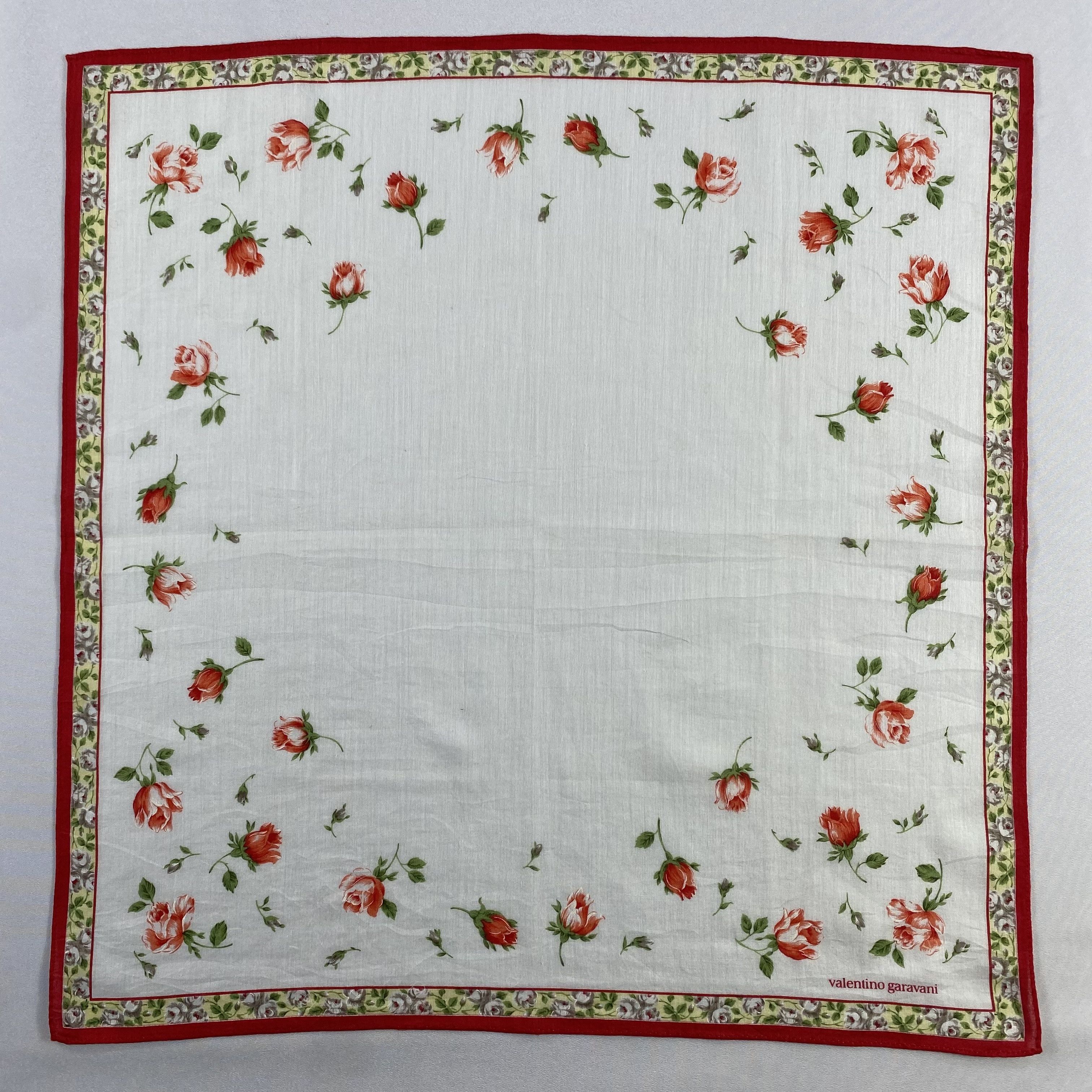 Valentino × Vintage Valentino Garavani Bandana/ Handkerchief / Neckerchief-P1198 Size ONE SIZE - 1 Thumbnail