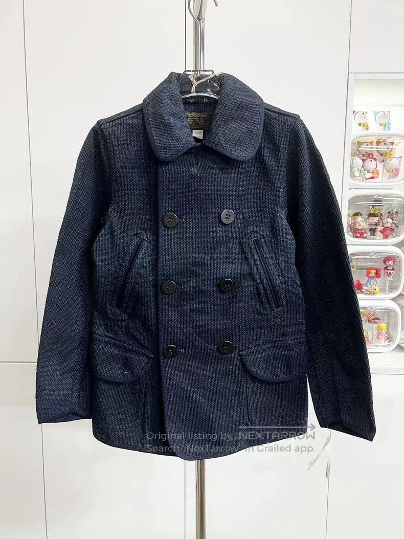RRL Ralph Lauren RRL Ralph Lauren Indigo-dyed thick wool coat Size US XS / EU 42 / 0 - 1 Thumbnail