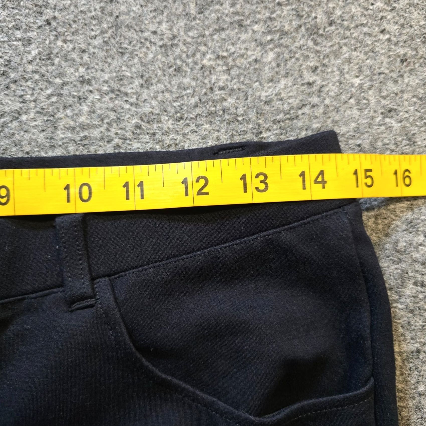 Quince Quince Pants Womens Medium Blue Ultra Stretch Ponte Straight Leg Casual Size 32" / US 10 / IT 46 - 5 Thumbnail