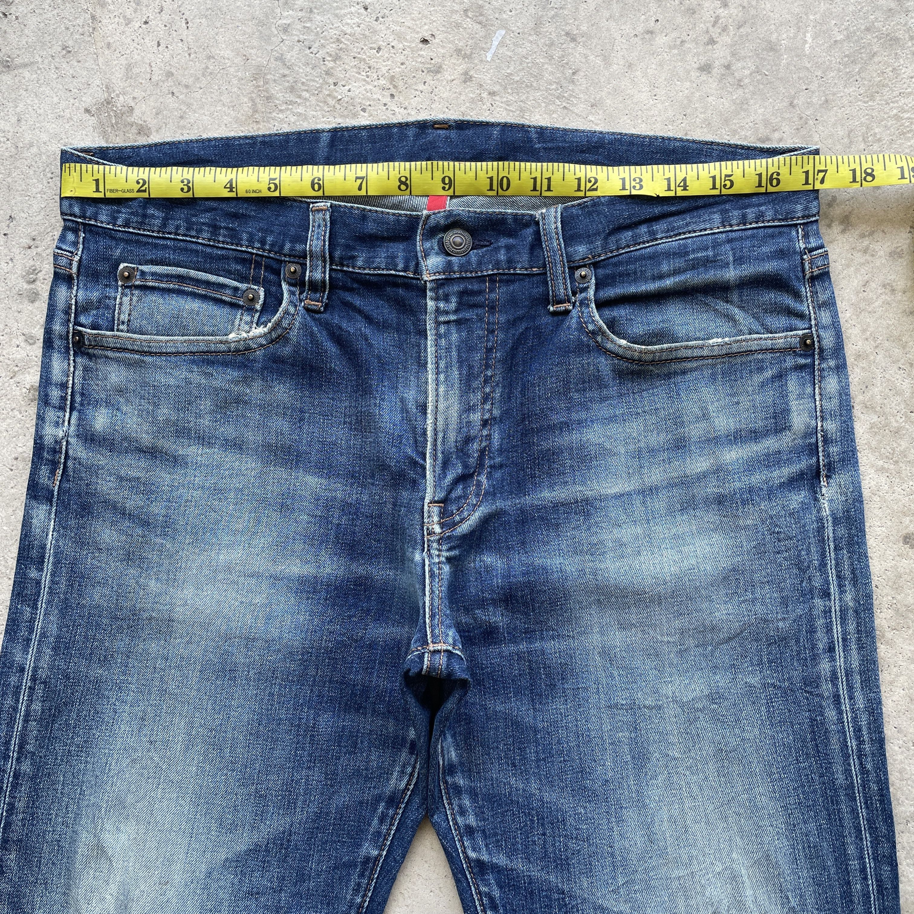Other VINTAGE JAPANESE JEANS FADED DENIM DISTRESSED PANTS W34x30 Size US 34 / EU 50 - 5 Thumbnail