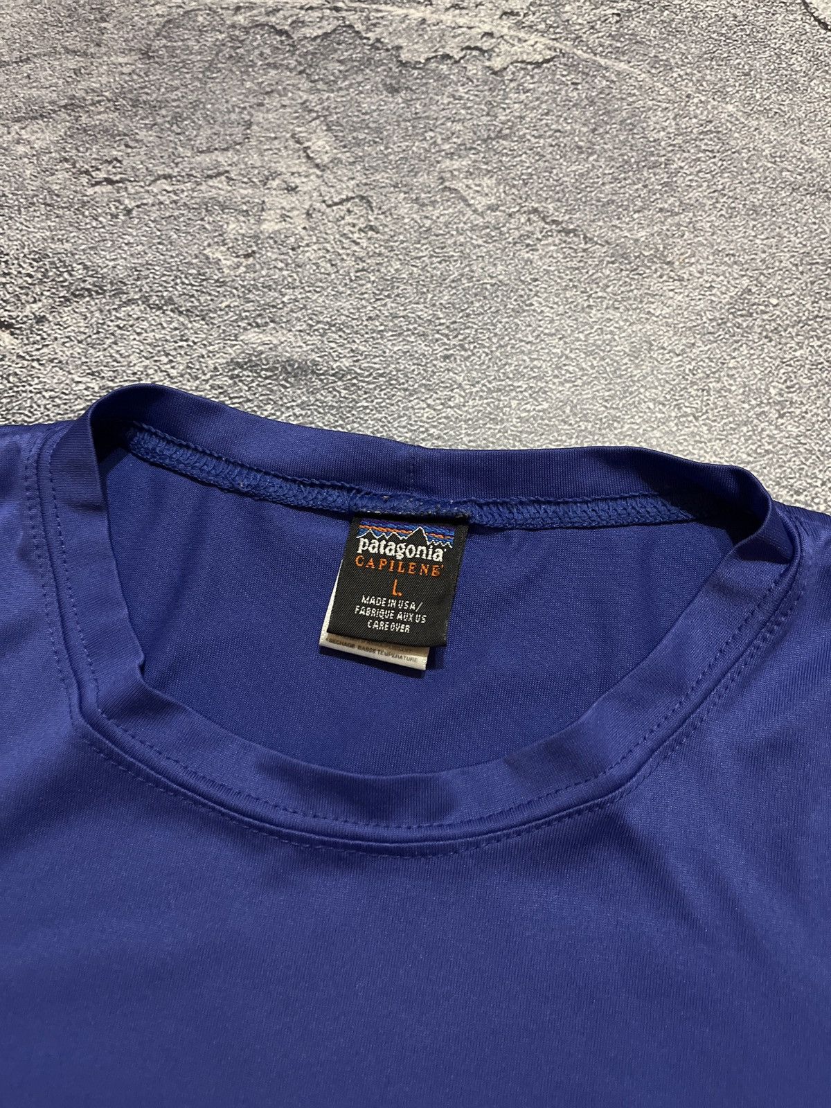 Patagonia × Vintage Patagonia Capilene vintage made in USA tee Size US L / EU 52-54 / 3 - 4 Thumbnail