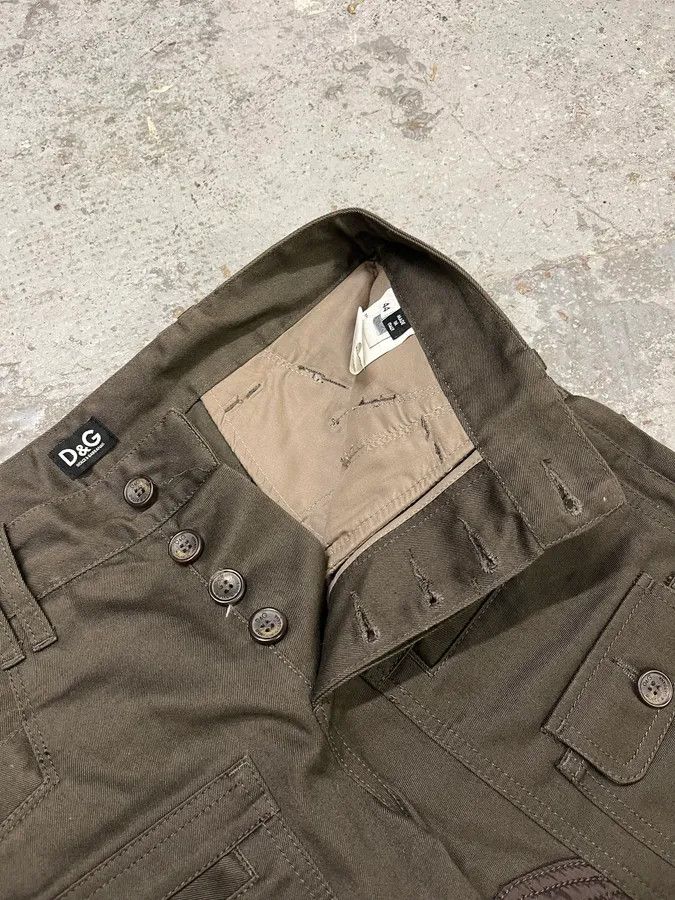 Dolce & Gabbana AW2008 Dolce & Gabbana Hybrid Khaki Nylon Cargo Pants Size US 32 / EU 48 - 9 Thumbnail