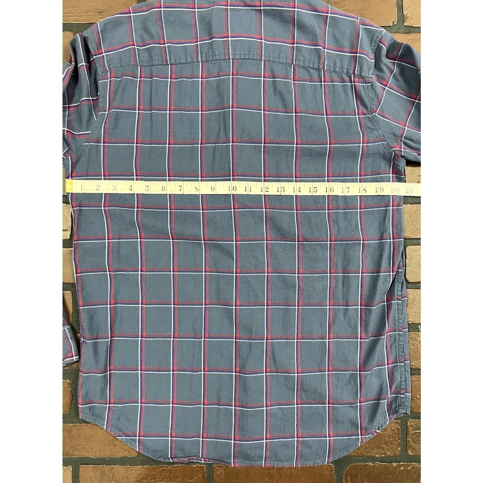 Vintage Columbia Plaid Long Sleeve Shirt Button-Up Mens M Blue Red Size US M / EU 48-50 / 2 - 7 Thumbnail
