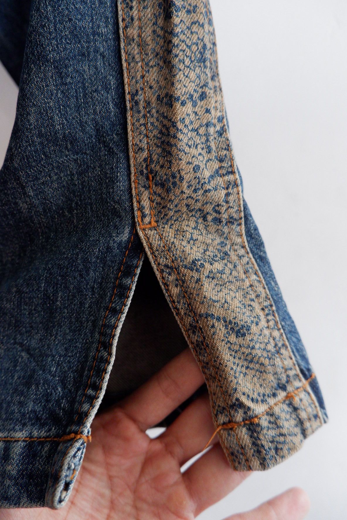 Hysteric Glamour Y2K Hysteric Glamour Snake Paneled Shorts 7/8 Denim Size US 28 / EU 44 - 7 Thumbnail