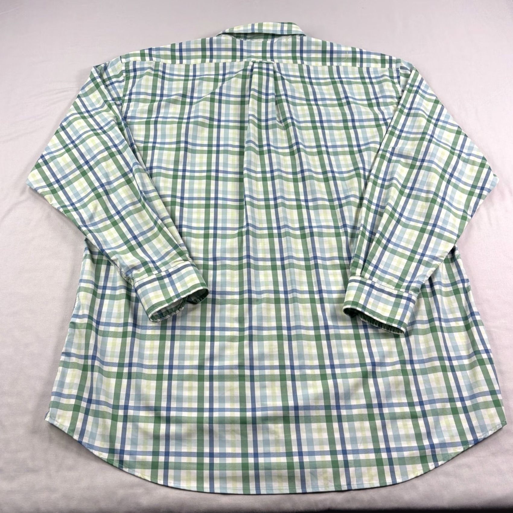 Vintage Onward Reserve Shirt Mens XL Plaid Button Up Stretch Nylon Casual Size US XL / EU 56 / 4 - 7 Thumbnail