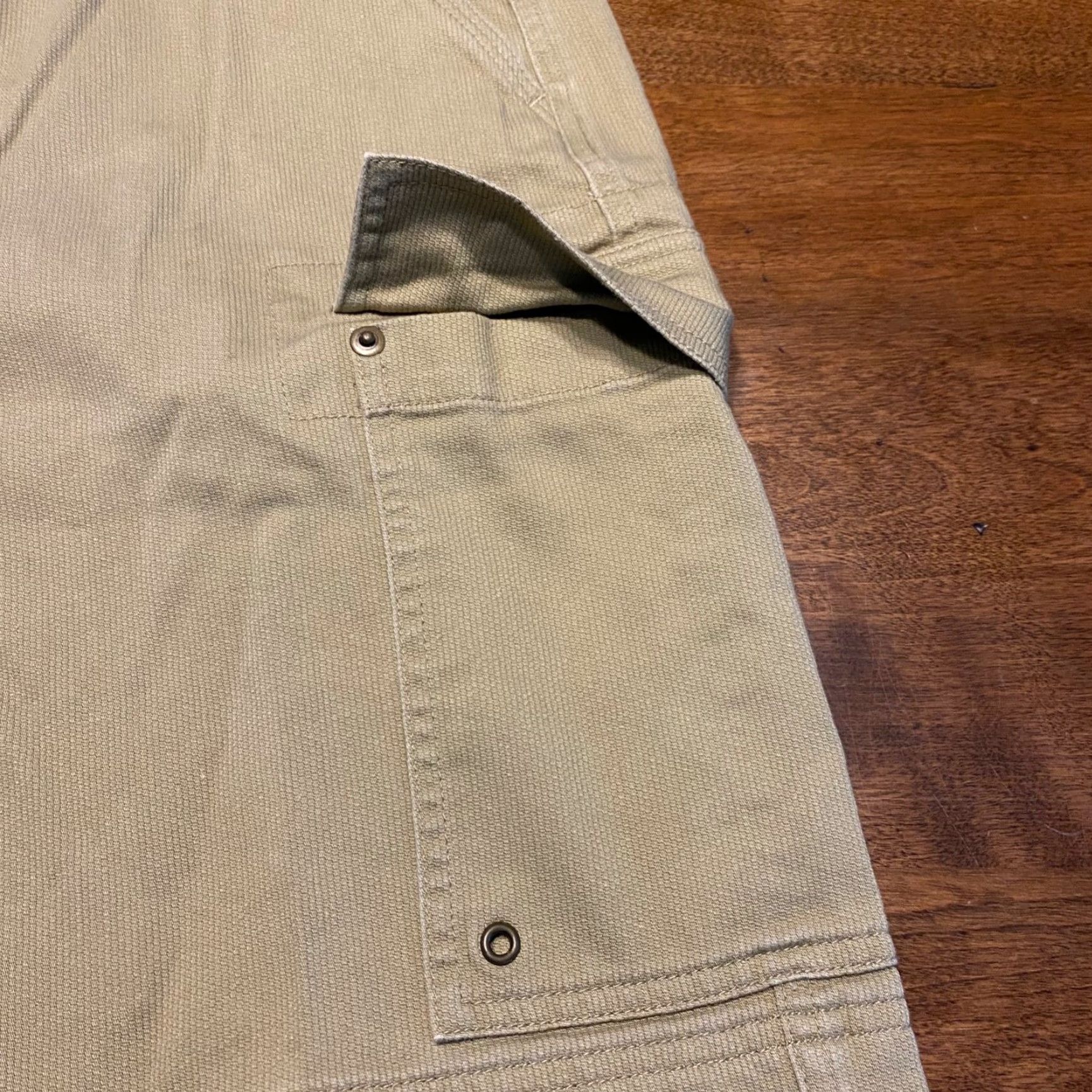 The Territory Ahead Territory Ahead Shorts Mens 34 Brown Cargo Chino Khaki 8" Belted Hiking Casual Sports Outdoor Belted Pockets 5-Pocket Regular Cotton Size US 34 / EU 50 - 4 Thumbnail