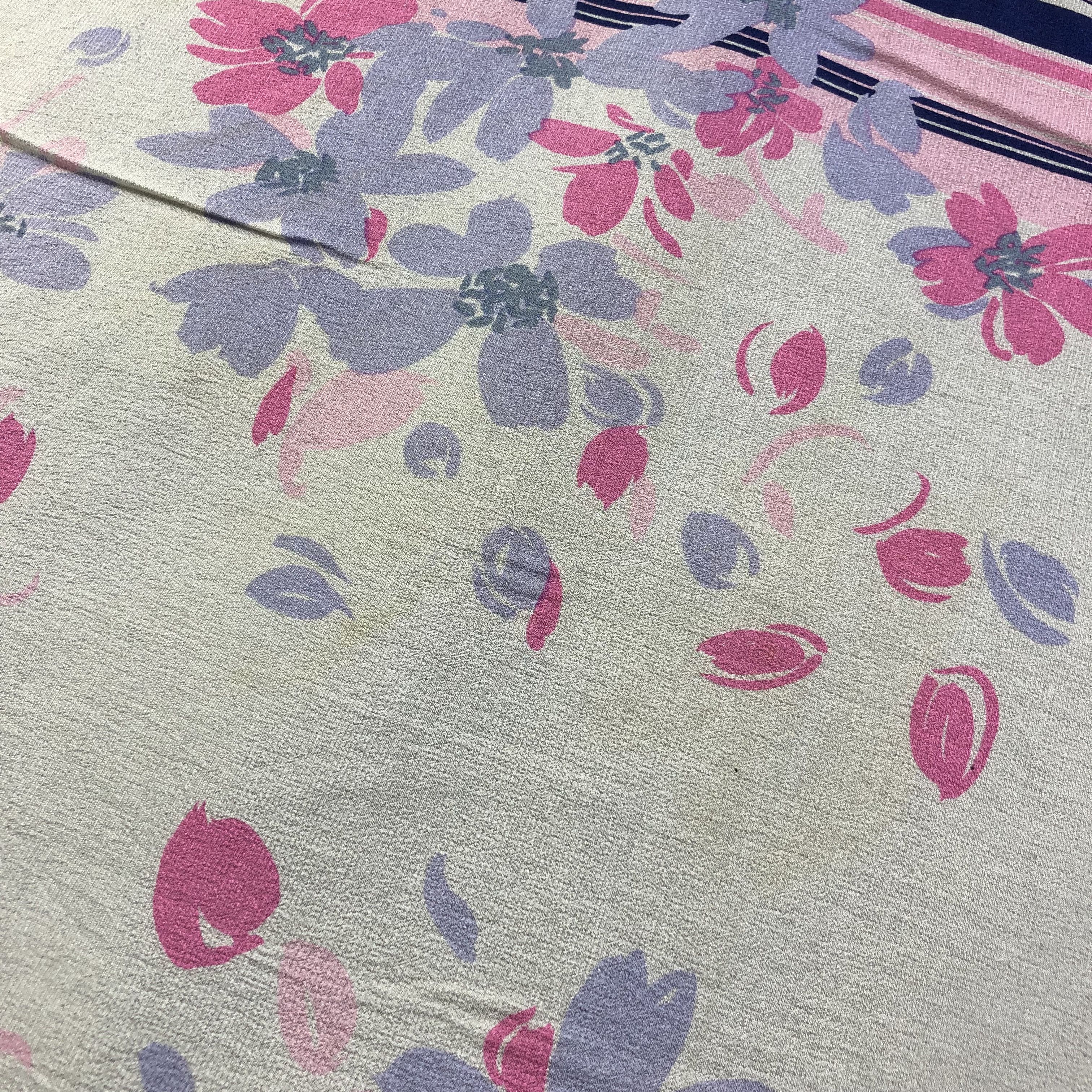 Pierre Balmain Vintage Pierre Balmain Floral Silk Scarf M501 Size ONE SIZE - 8 Thumbnail
