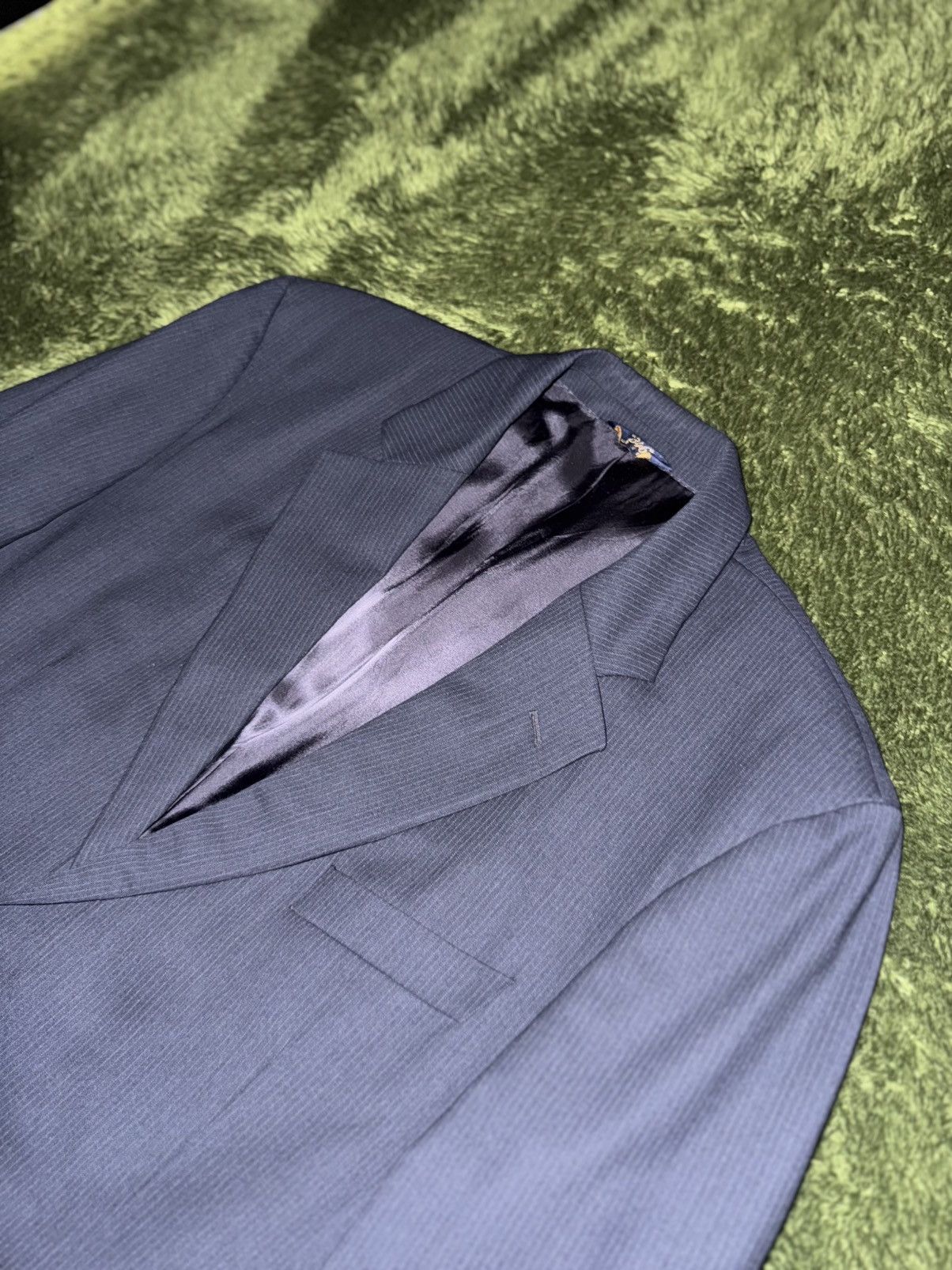 Brooks Brothers [44L] 00s Brooks Brothers 346 USA Loose Fit Blazer Navy Size 44L - 2 Thumbnail