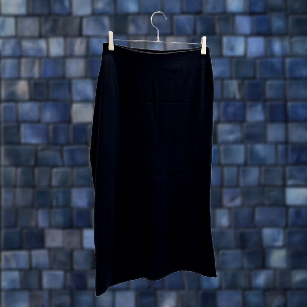 Yohji Yamamoto Yohji Yamamoto Skirt Black Wool Nylon Stretch Women's XS USED Size 26" / US 2 / IT 38 - 1 Thumbnail