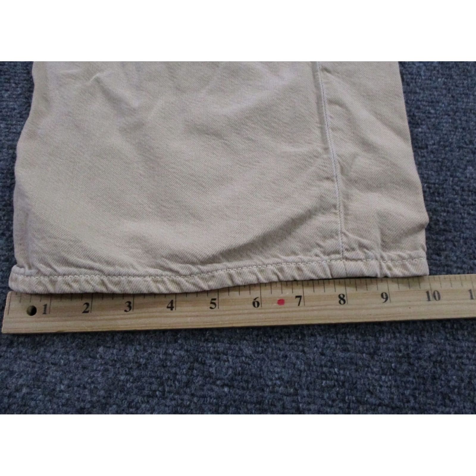 Rag & Bone rag & bone Jeans Womens 34 Beige Denim Logan Mid Rise Wide-Leg Casual Regular Jeans Girls Size 24" / US 00 / IT 34 - 5 Thumbnail