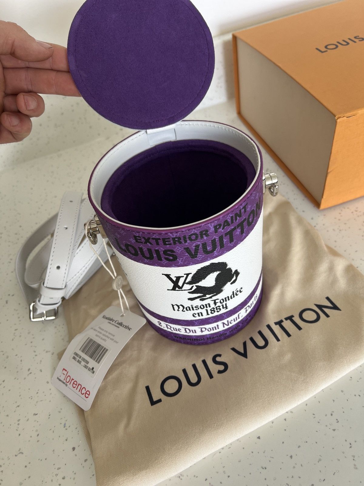 Louis Vuitton Louis Vuitton FW22 Virgil Abloh Paint Can Purple Size ONE SIZE - 23 Thumbnail