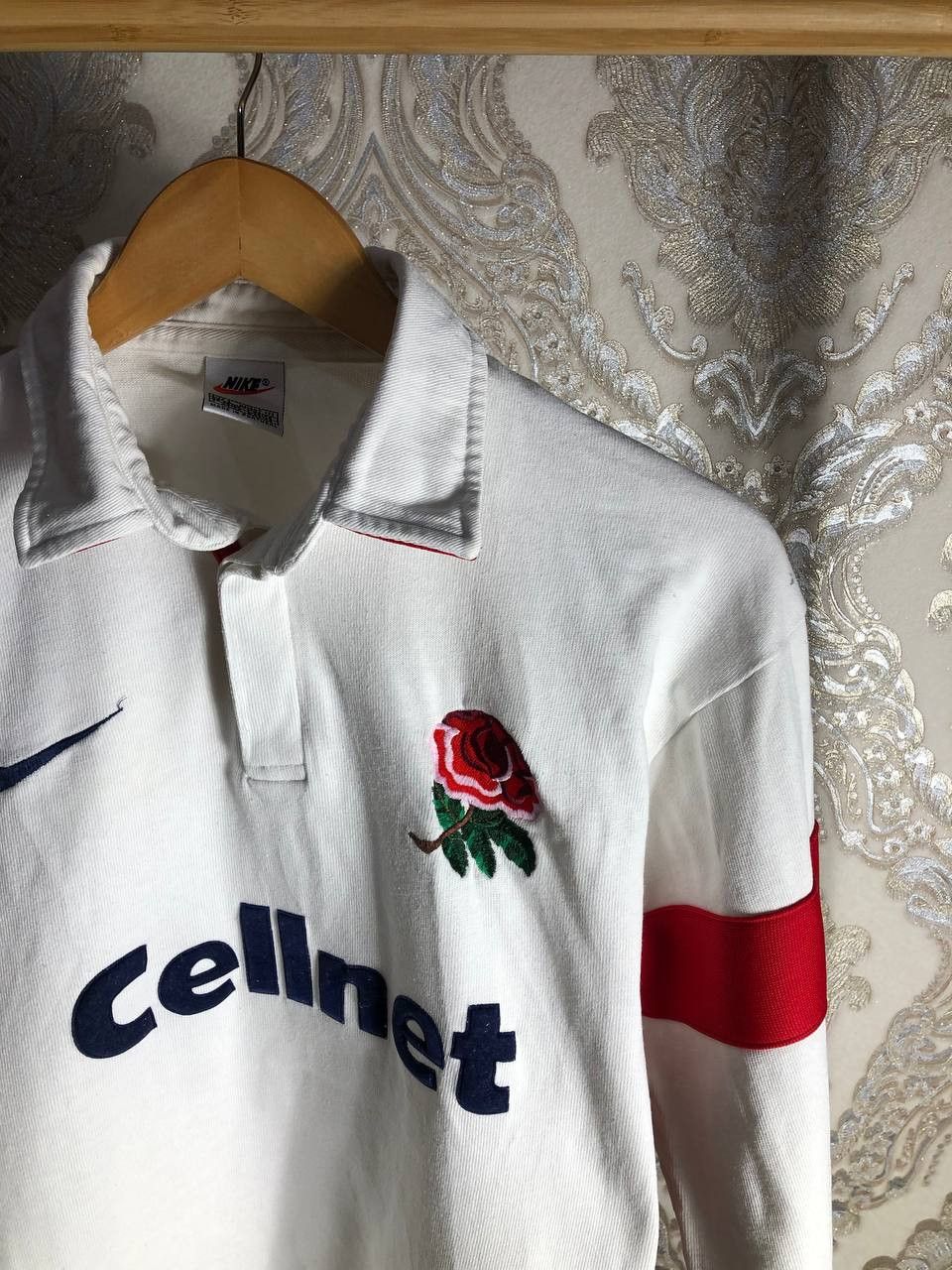 Nike Vintage Nike England Retro Rugby Jersey Football Y2K 90s Size US S / EU 44-46 / 1 - 3 Thumbnail
