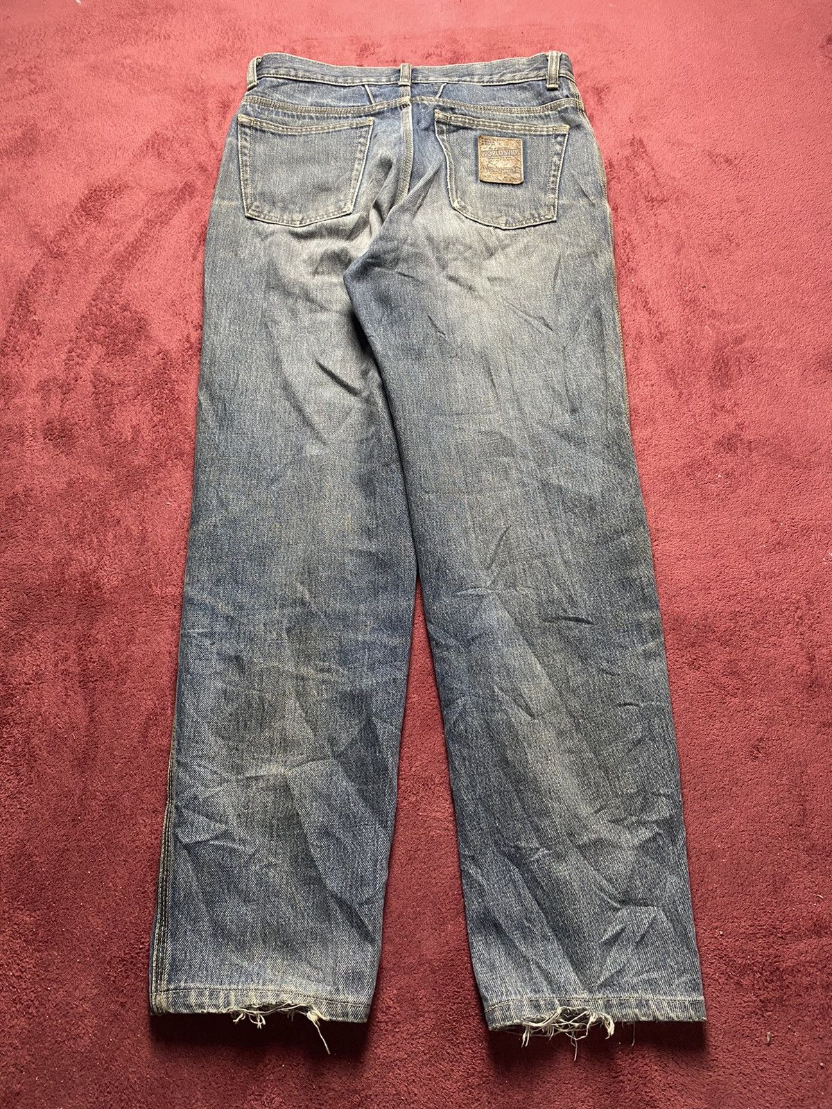 Vintage Vintage Bobson International Distressed Faded Jeans Size US 29 - 4 Thumbnail