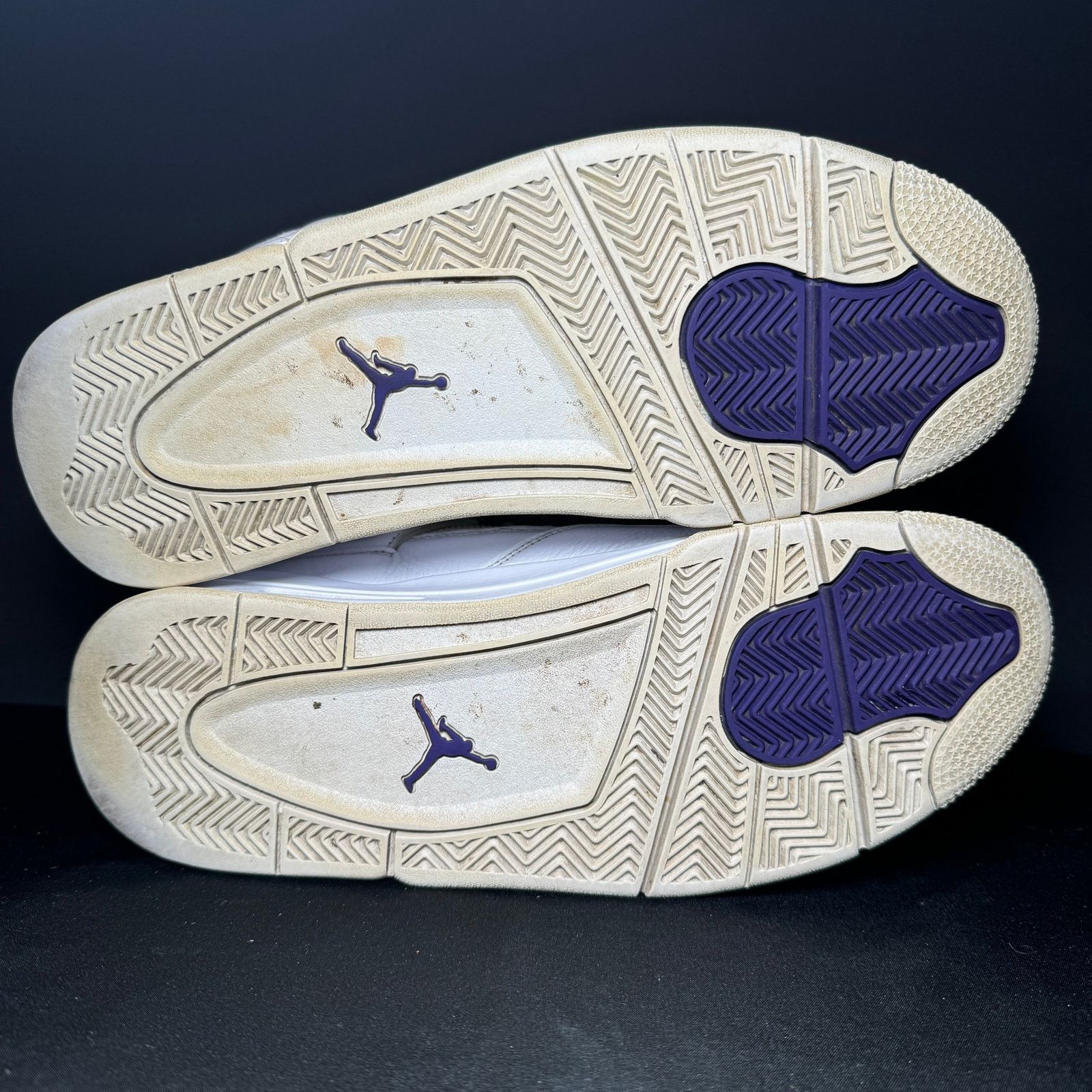 Jordan Brand × Nike Size 10.5 - Air Jordan 4 Retro Purple Metallic Men's Shoes Size US 10.5 / EU 43-44 - 8 Thumbnail