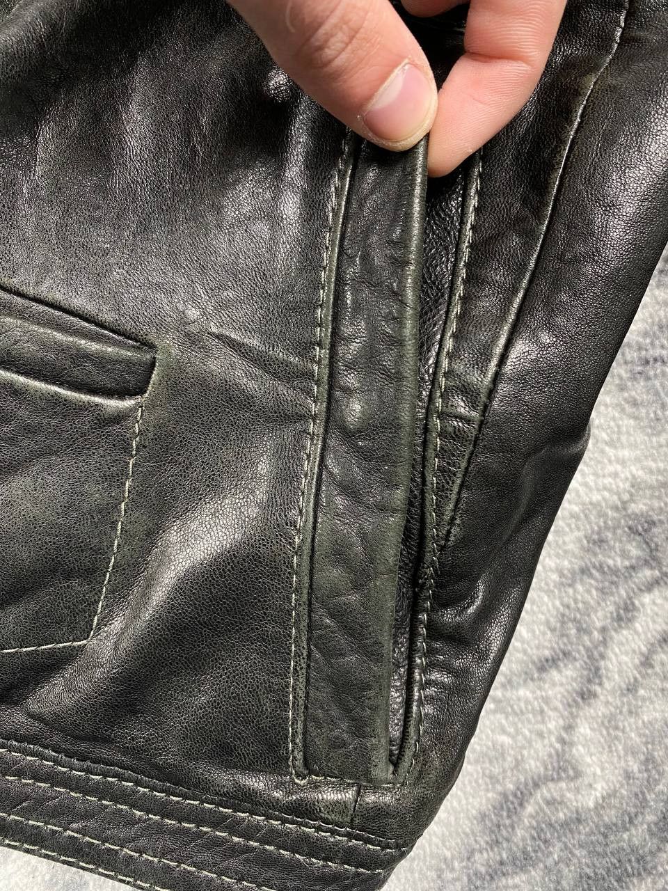 Hugo Boss Hugo Boss Leather Jacket Size US M / EU 48-50 / 2 - 7 Thumbnail