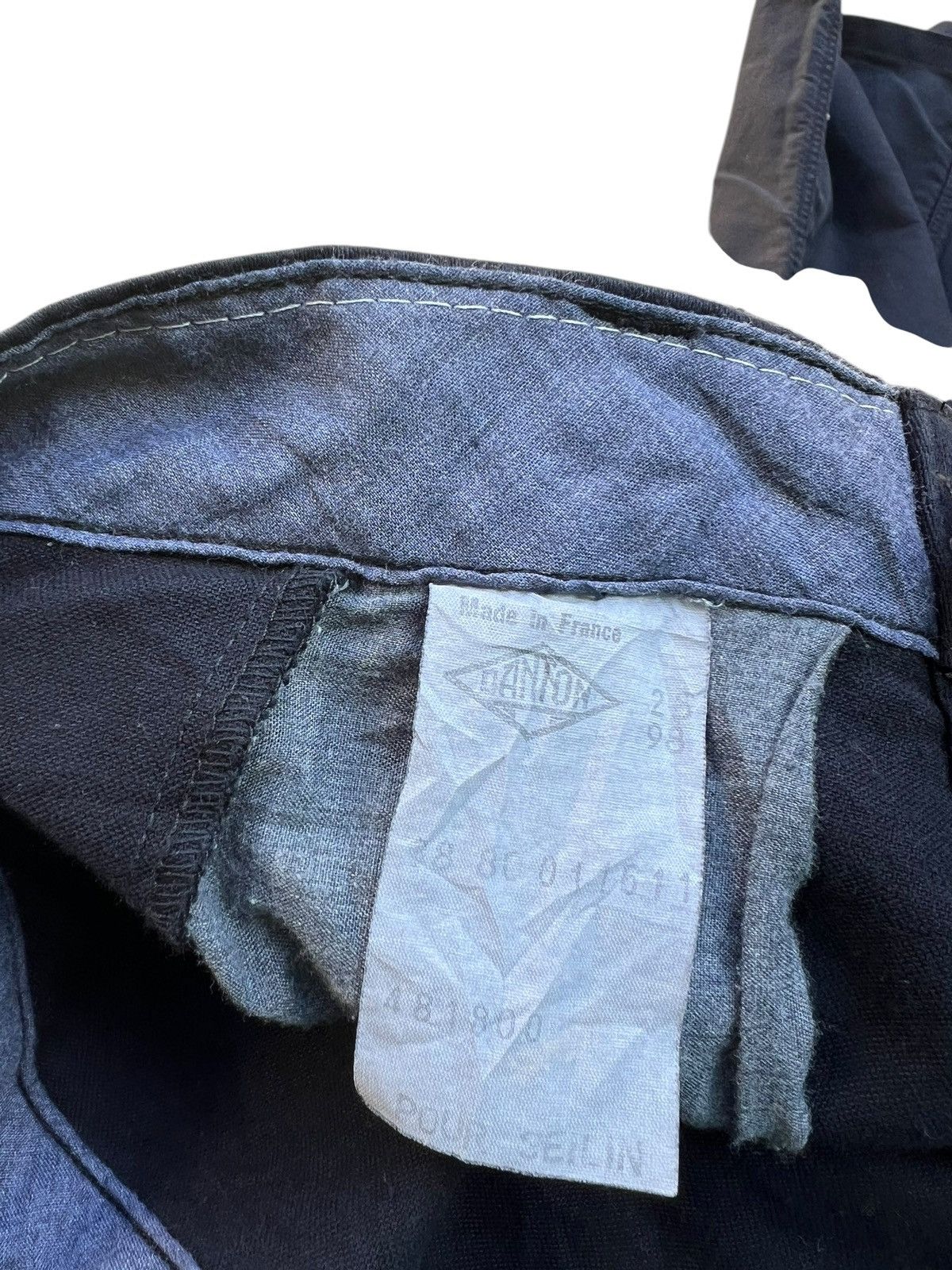 Danton × Vintage Vintage Danton France Moleskin Cotton Wide Leg Work Pant Size US 31 - 20 Thumbnail