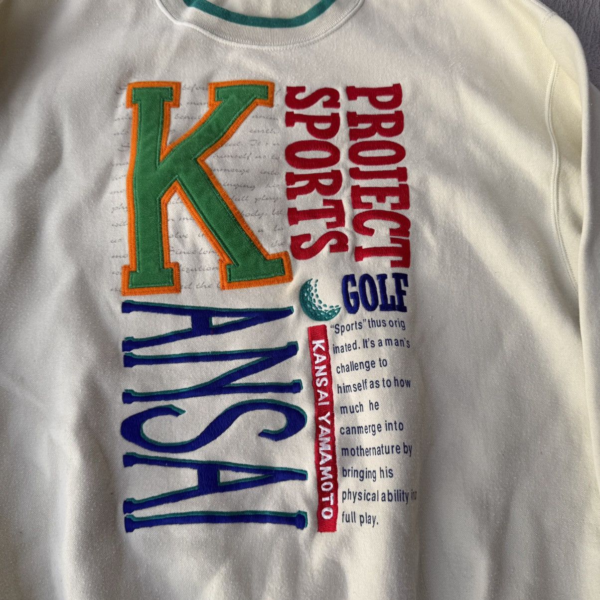 Kansai Yamamoto Kansai Sports Project Golf Sweater Size US S / EU 44-46 / 1 - 2 Thumbnail