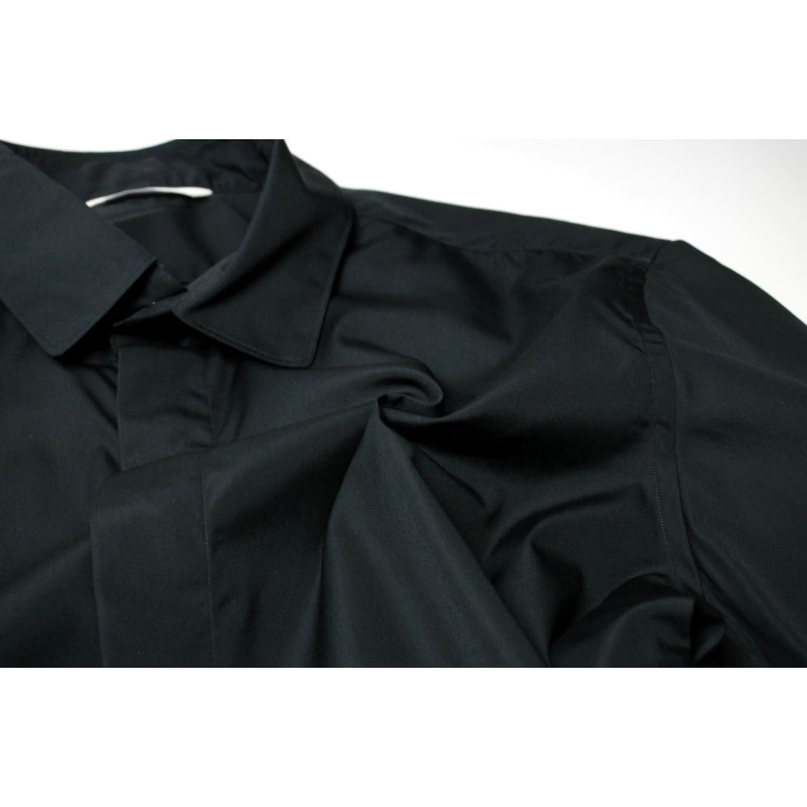 Suitsupply Suitsupply Slim Fit Shirt Men's XL Black Button Up Spread Collar Button Up Size US XL / EU 56 / 4 - 5 Thumbnail