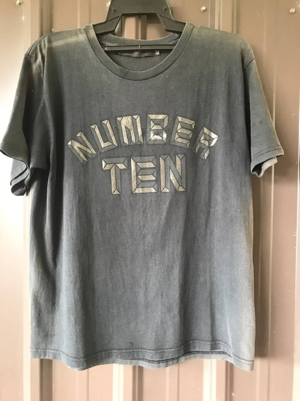 Japanese Brand INSTIC NO6 SENSE / NUMBER NINE SUNFADED DISTRESSED TEE Size US S / EU 44-46 / 1 - 1 Thumbnail