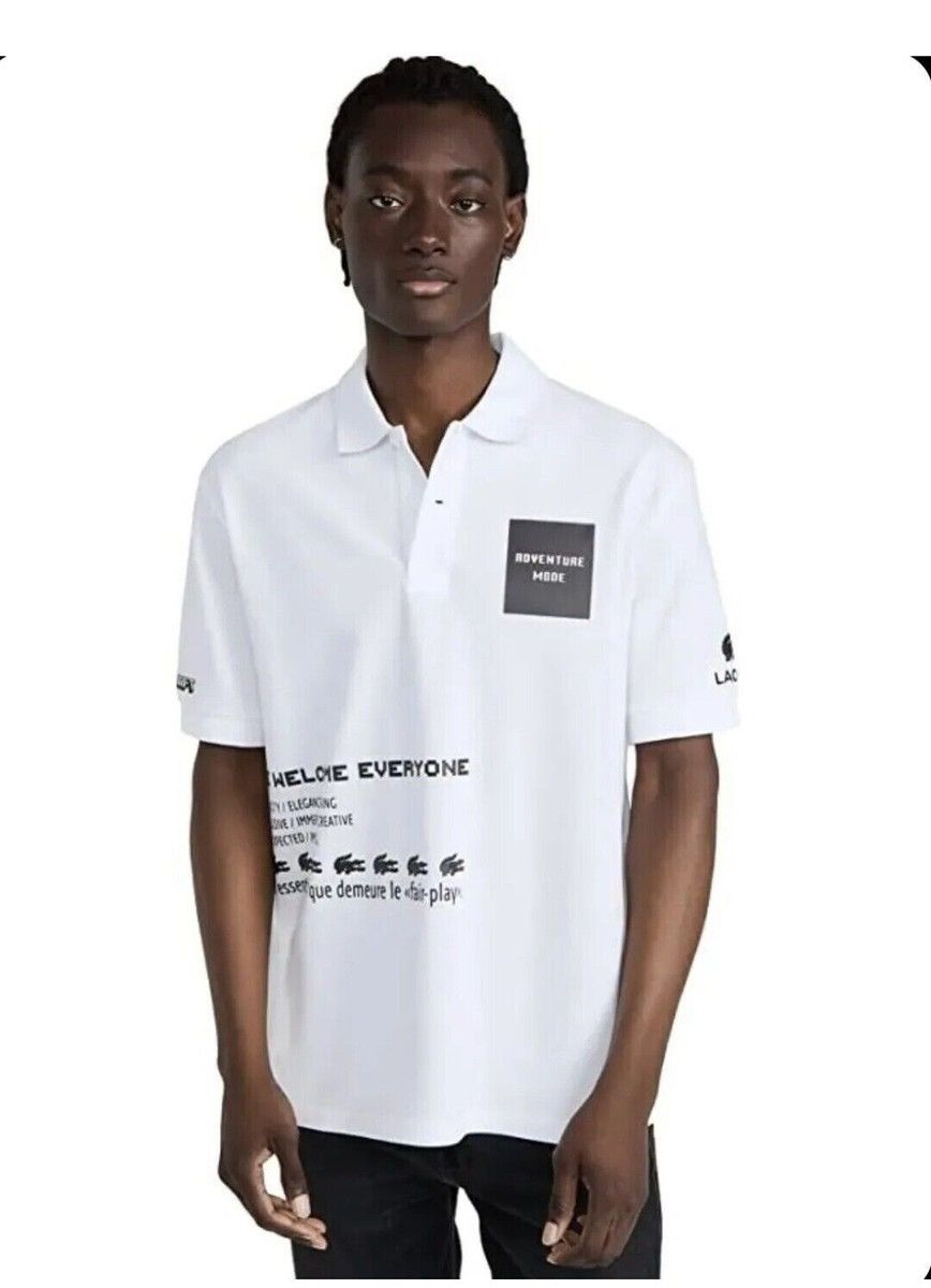 Lacoste 🇫🇷 Lacoste Minecraft Loose Fit Polo T-Shirt Made in France Size US XXL / EU 58 / 5 - 2 Thumbnail