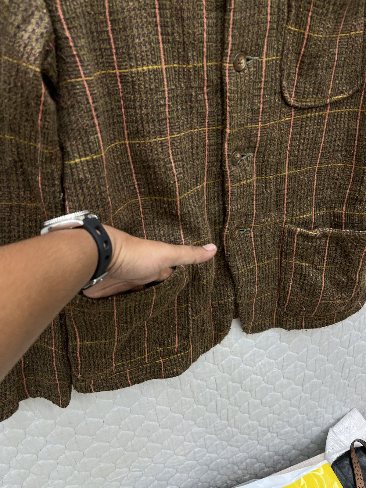 Kapital 🔥🔥🔥ARCHIVE KAPITAL KOBE TWEED KNIT FLEECE JACKET Size US M / EU 48-50 / 2 - 14 Thumbnail