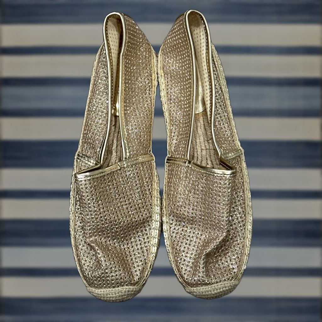 Michael Kors MICHAEL KORS Gold Flats Women Size 9M Synthetic Metal Size US 9 / IT 39 - 1 Thumbnail