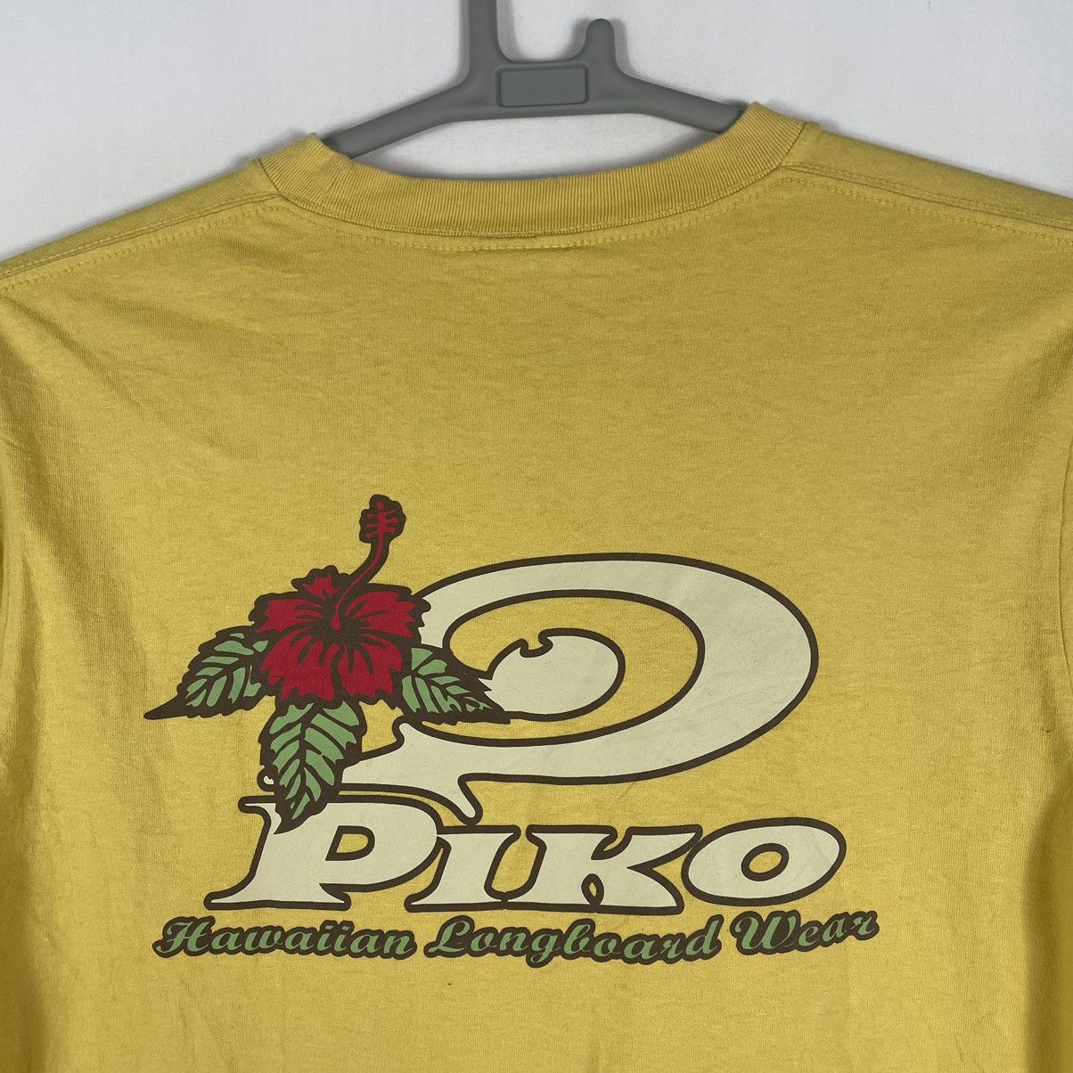 Vintage 🔥OG🔥Vintage Piko Hawaiian Legend Big Logo Surfing Tee Size US M / EU 48-50 / 2 - 2 Thumbnail