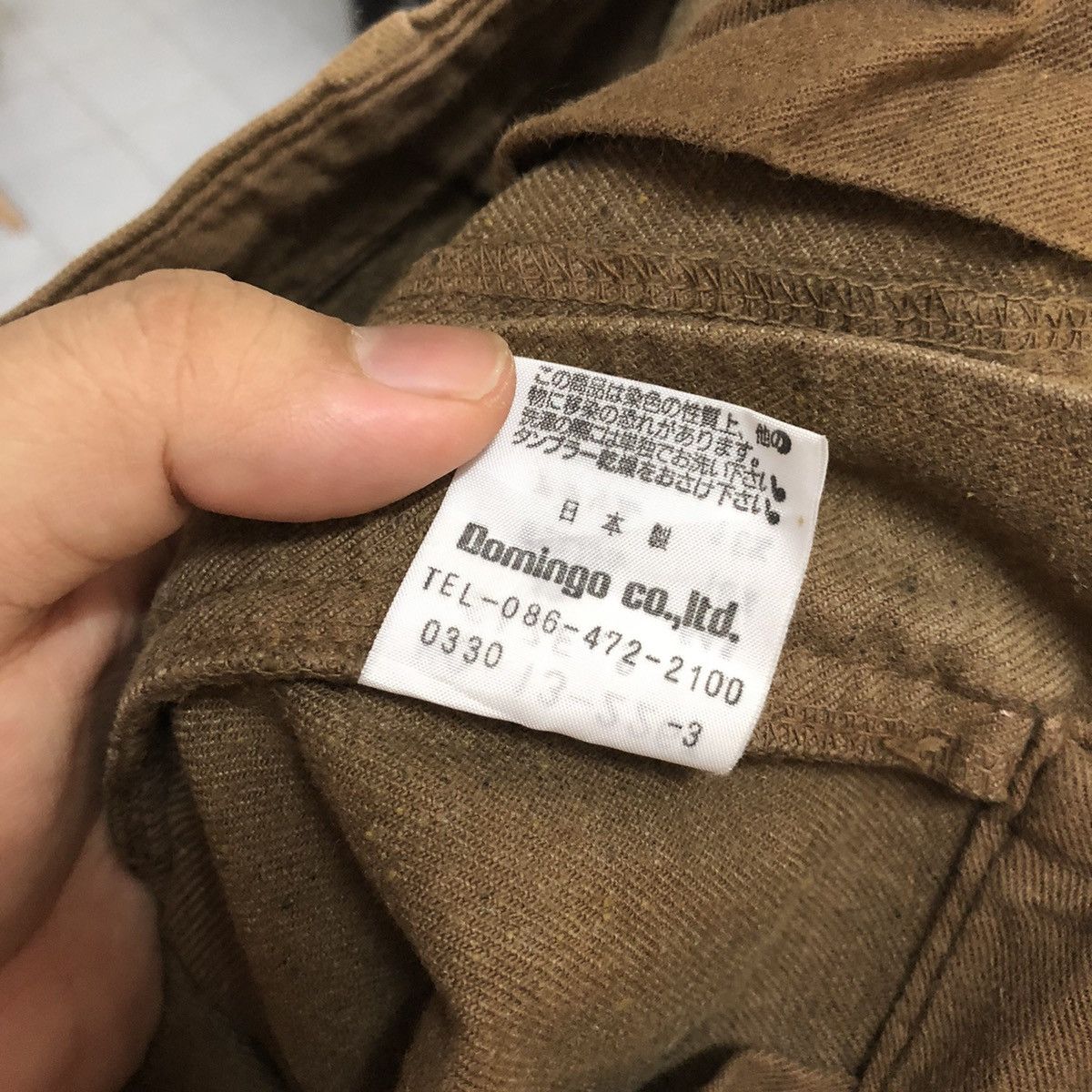 Japanese Brand Domingo Co Brown Cargo Multipocket Pants #A2437 Size US 27 - 21 Thumbnail