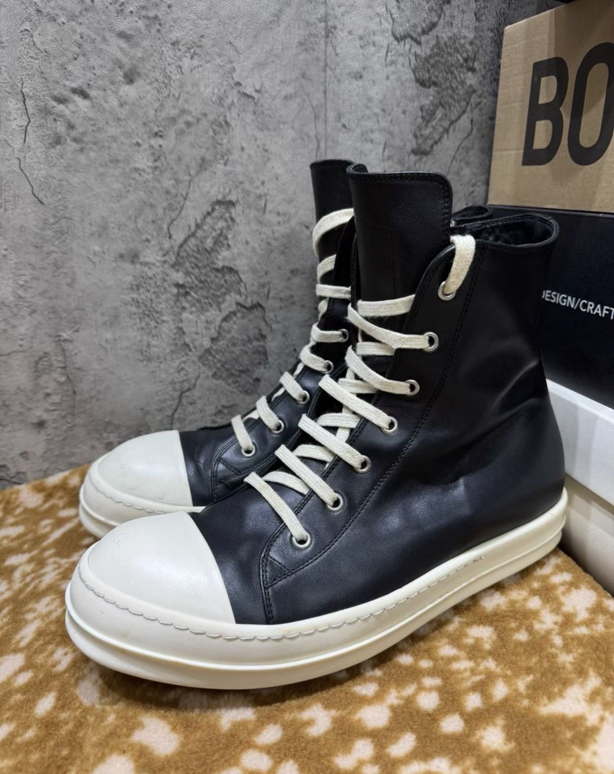 Rick Owens Rick Owens Main Line High Top Ramones K37 Size US 9.5 / EU 42-43 - 4 Thumbnail