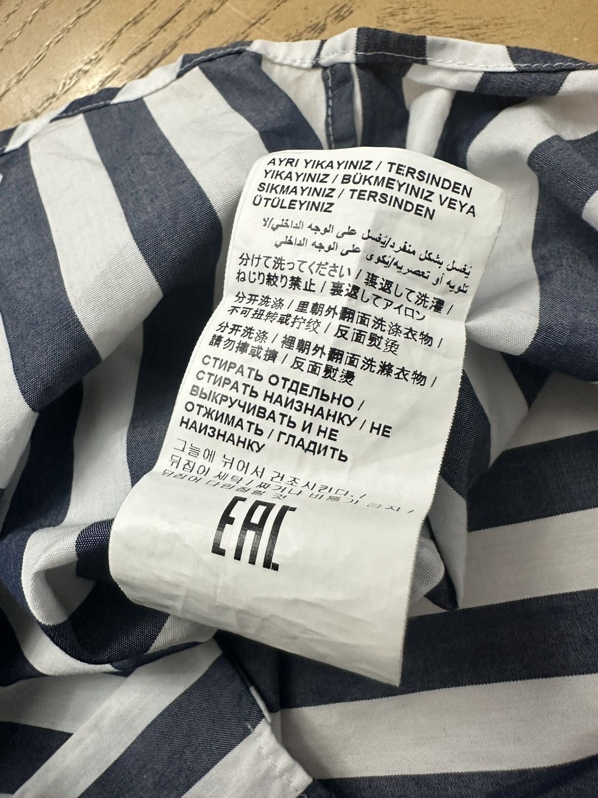 Piazza Sempione PIAZZA SEMPIONE Striped Shirt Blue and white Size M / US 6-8 / IT 42-44 - 12 Thumbnail