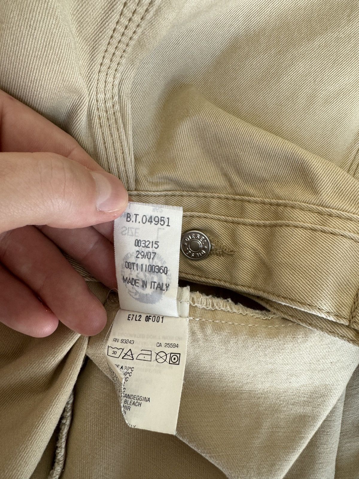 Diesel Diesel Industry vintage bomber denim trucker jacket beige Size US L / EU 52-54 / 3 - 8 Thumbnail