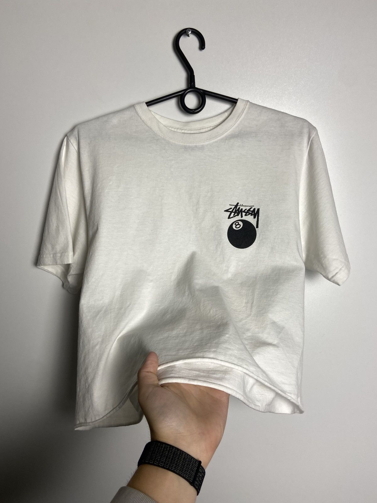 Vision Streetwear Stussy 8 Ball Billiards 1980 Cropped T-Shirt S Size Size US S / EU 44-46 / 1 - 3 Thumbnail