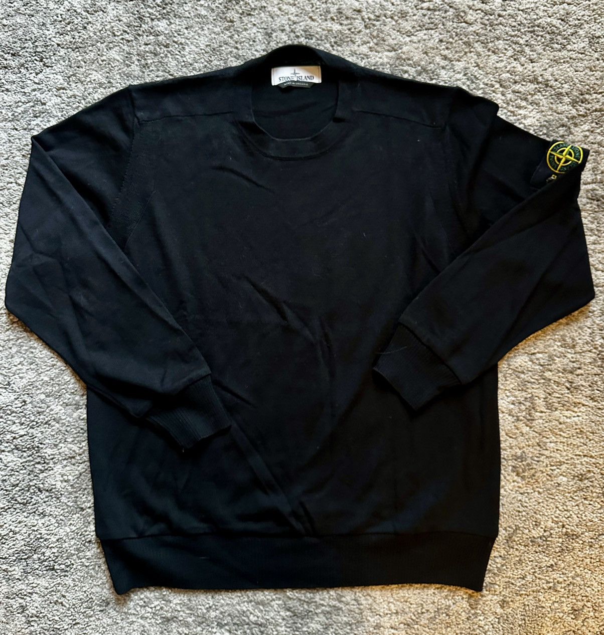 Stone Island Stone Island black crewneck Size US M / EU 48-50 / 2 - 1 Thumbnail