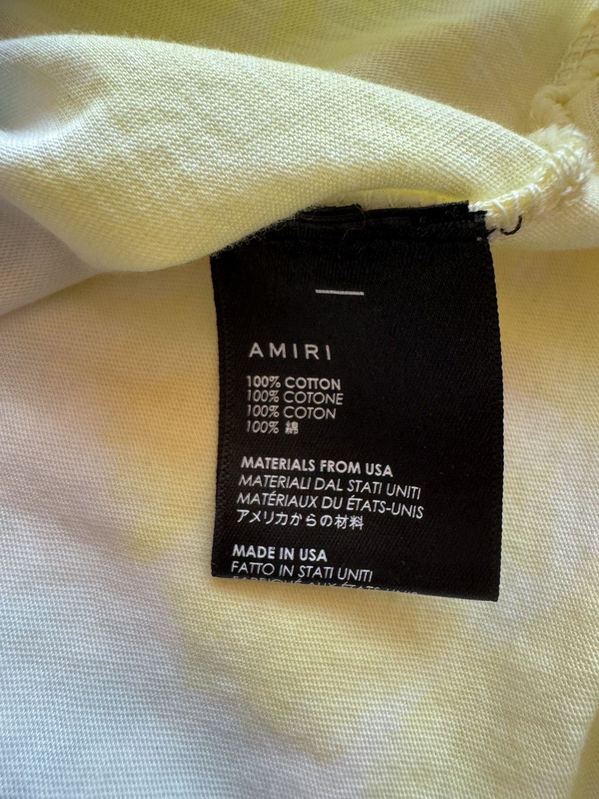 Amiri Amiri T Shirt Size US S / EU 44-46 / 1 - 4 Thumbnail