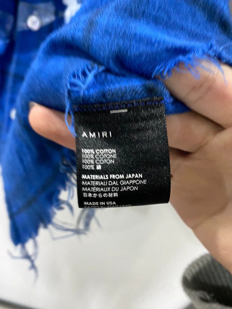 Amiri Amiri blue shark Long Sleeve T-Shir Size US S / EU 44-46 / 1 - 4 Thumbnail