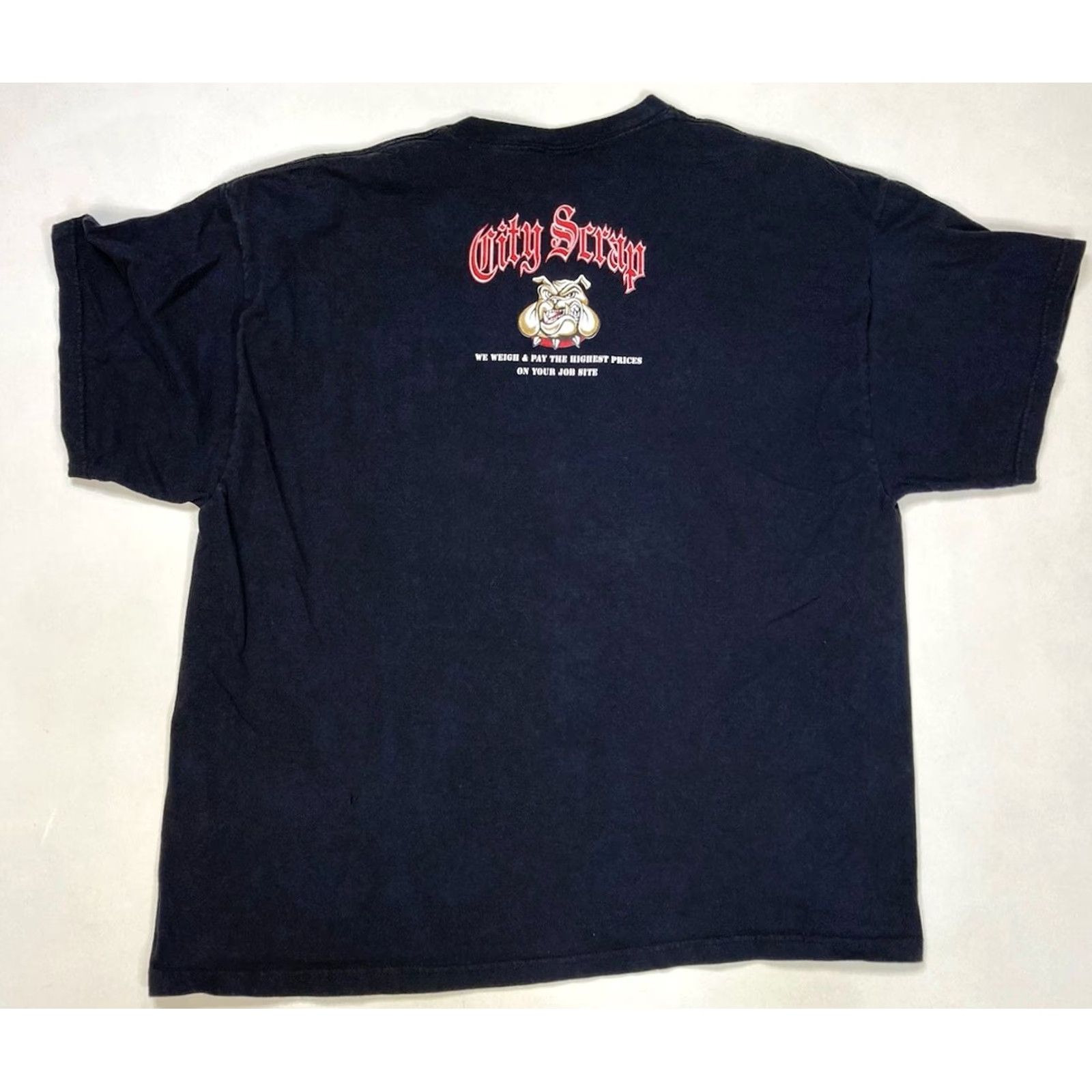 Delta VINTAGE City Scrap Miami Dog Graphic T-shirt Men XL Black Short Sleeve Size US XL / EU 56 / 4 - 3 Thumbnail